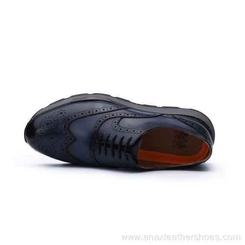 New FashionMenLace-up Business Dress Leather Shoes